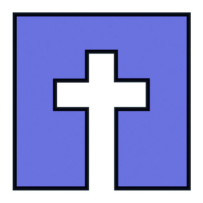 Symbol Bestattung: das Kreuz